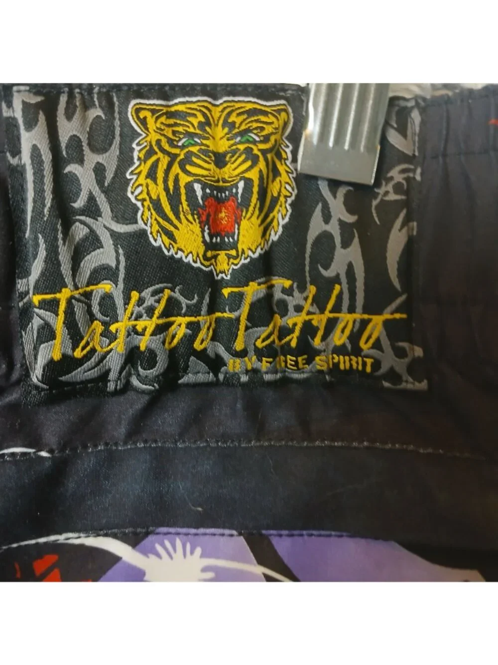 Tattoo Tattoo By Free Spirit Mens Large  Graphic Board Shorts W/ Opener #D20